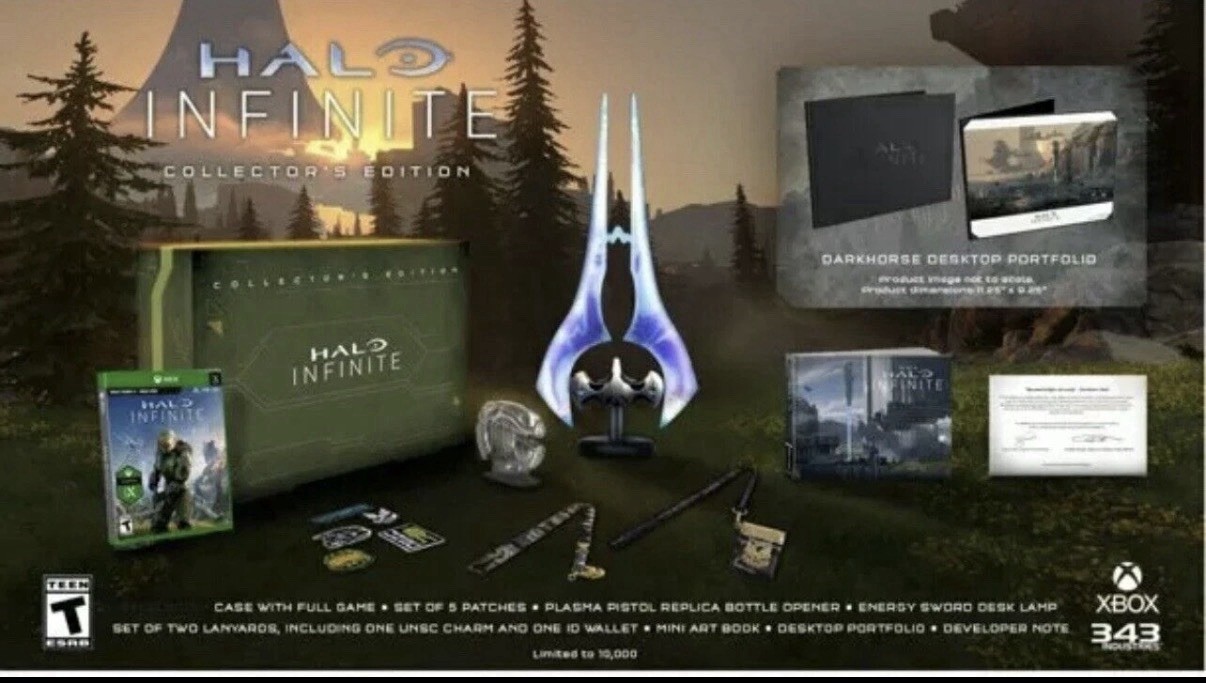 Halo Infinite Collectors Edition, Exclusive Xbox Series X New *NO CONSOLE*