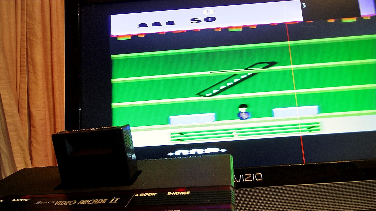 4x CCE Donkey Kong Keystone Kappers Amphibious Wizard of War Brazil Atari 2600