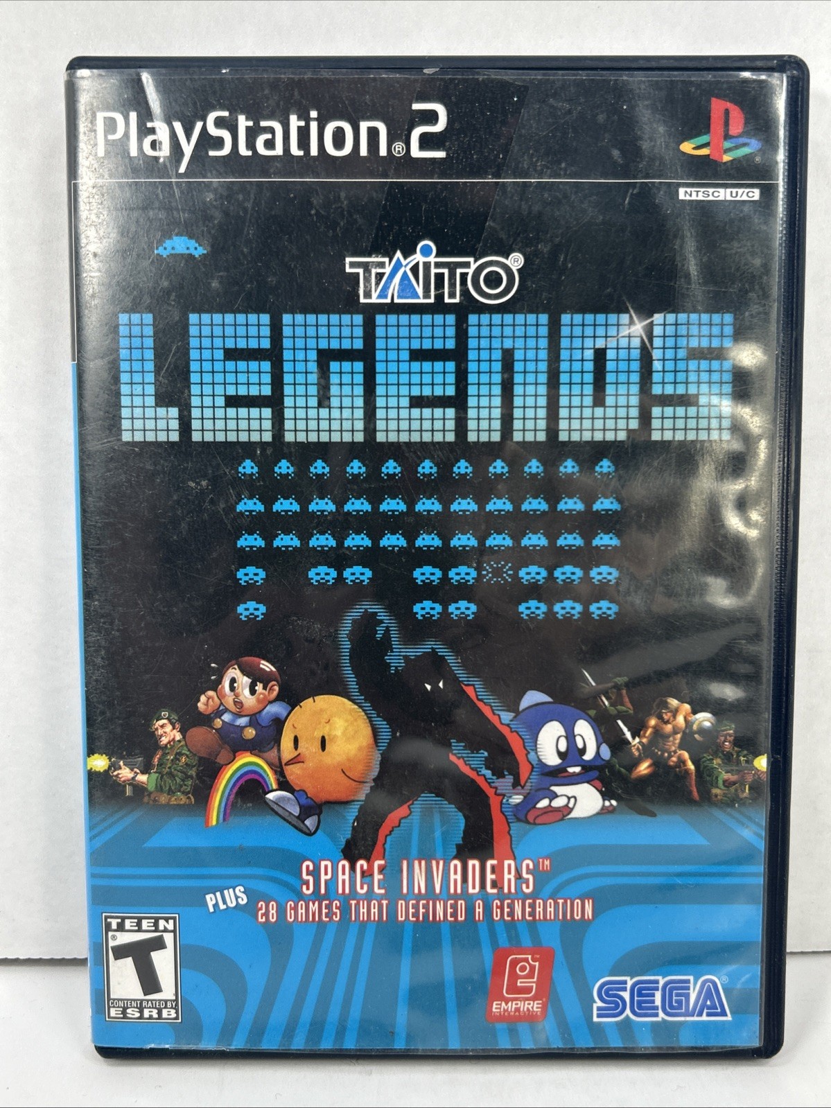 Taito Legends Sony Playstation 2 manual PS2 Bubble Bobble Operation Wolf 29 Game