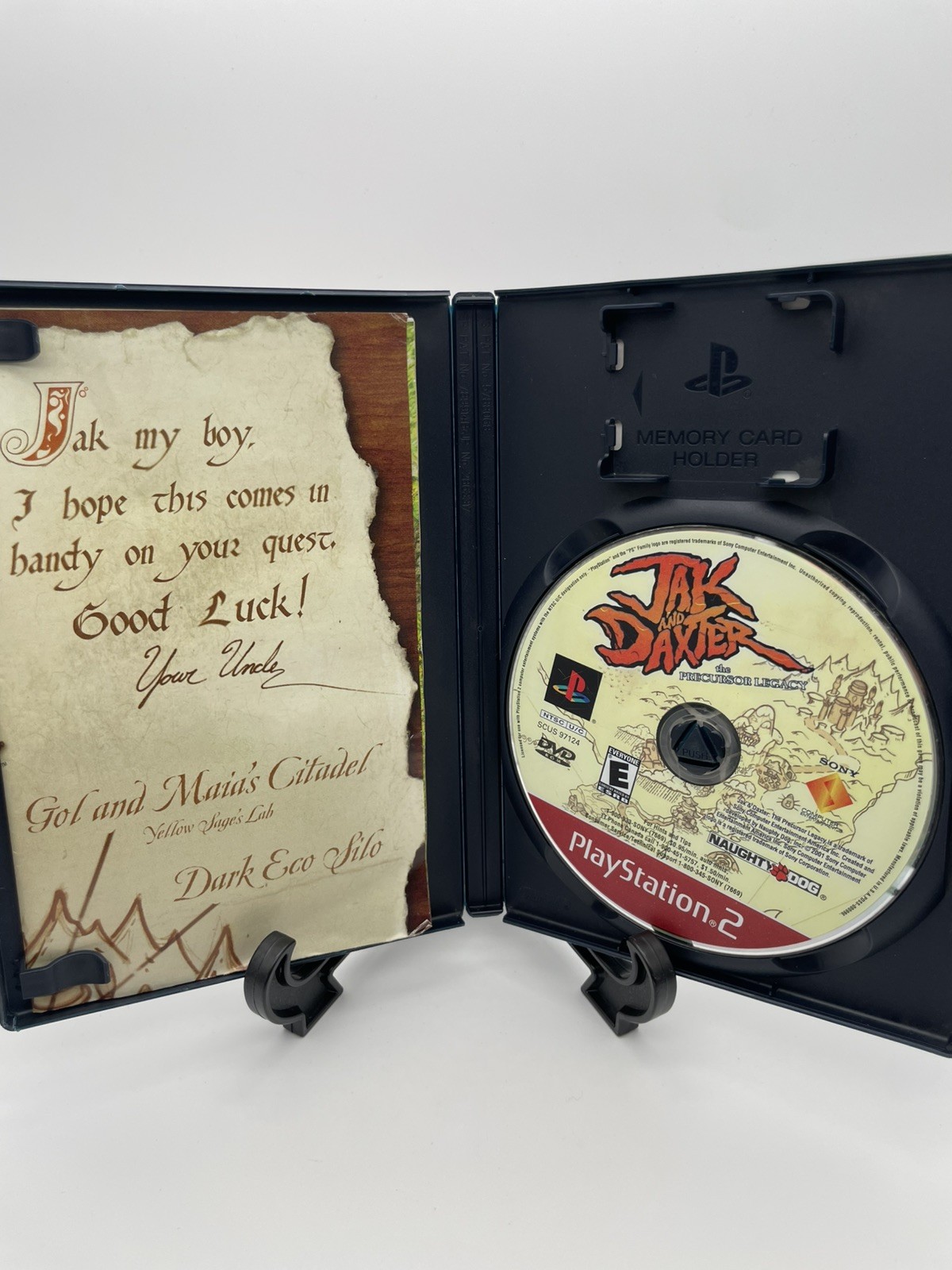 Jak and Daxter – PlayStation 2 PS2 – Game, Map/Poster