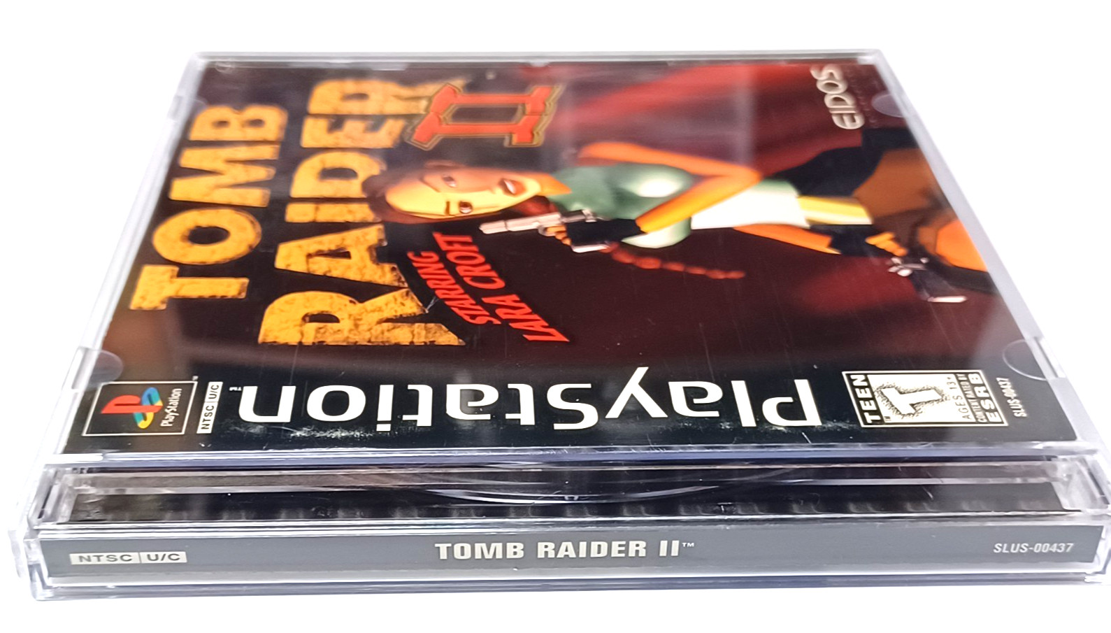 Tomb Raider II 2 (PlayStation 1, PS1) Mint Cond. CIB Complete w/ Reg & Tested
