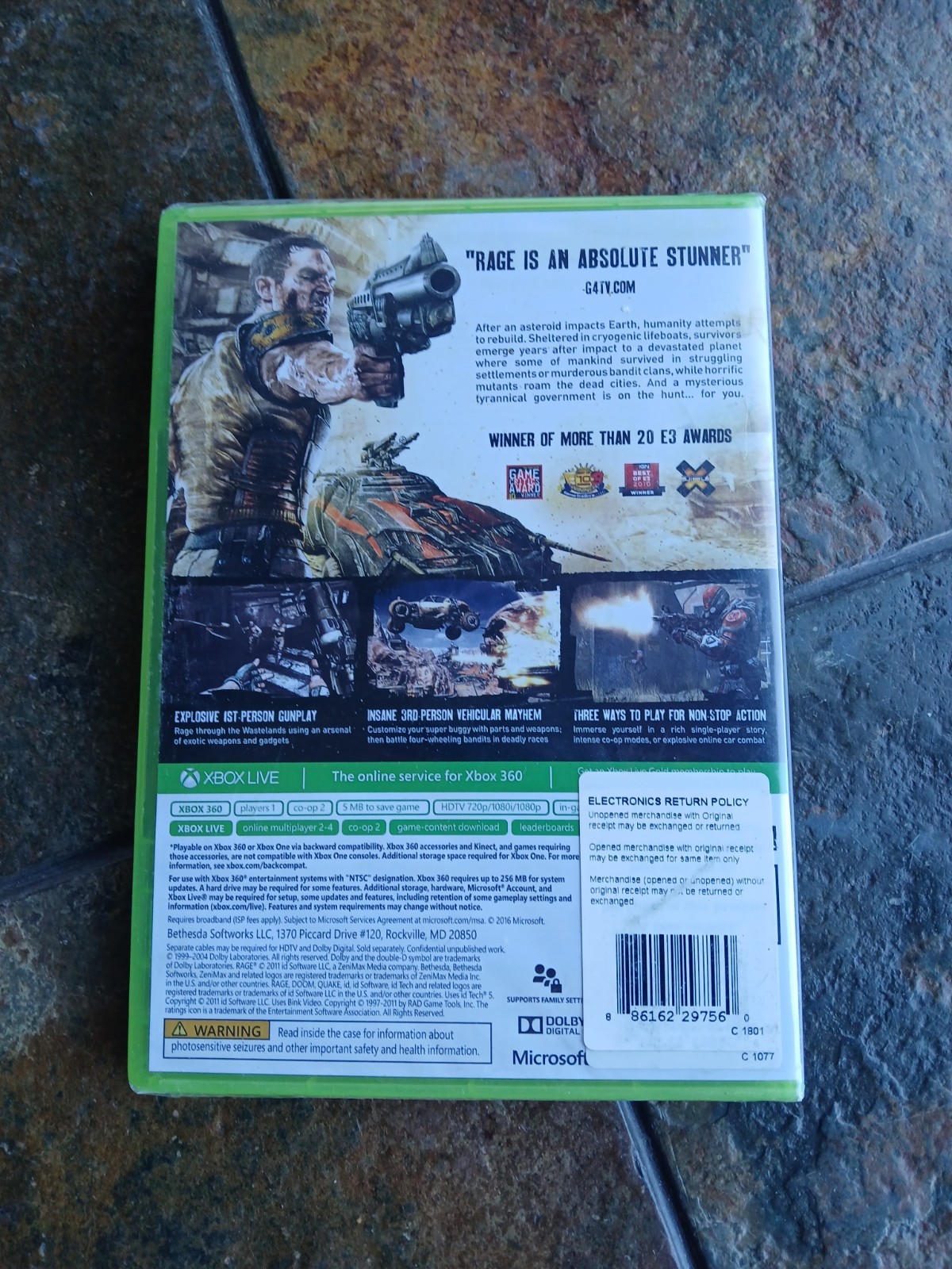 Xbox One 360 Greatest Hits Rage BRAND NEW FACTORY SEALED READ