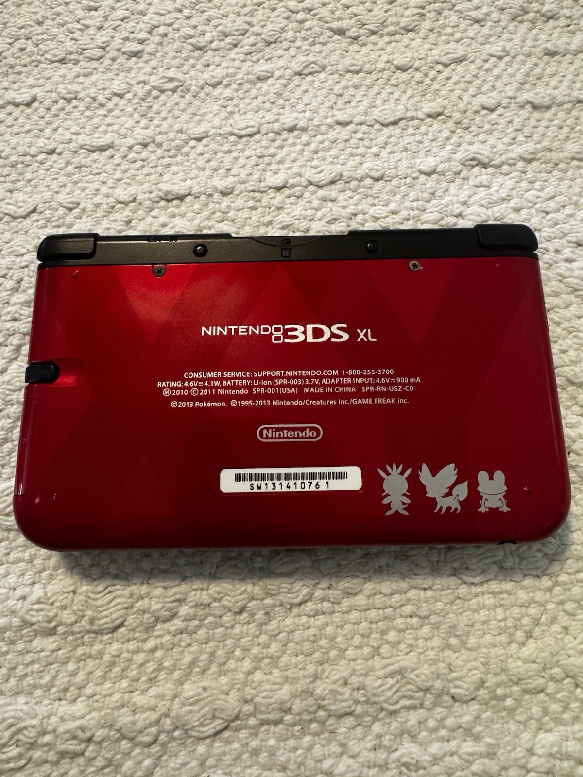 Nintendo 3DS XL Pokemon X Y Xerneas Yveltal Red Edition CIB Tested OEM