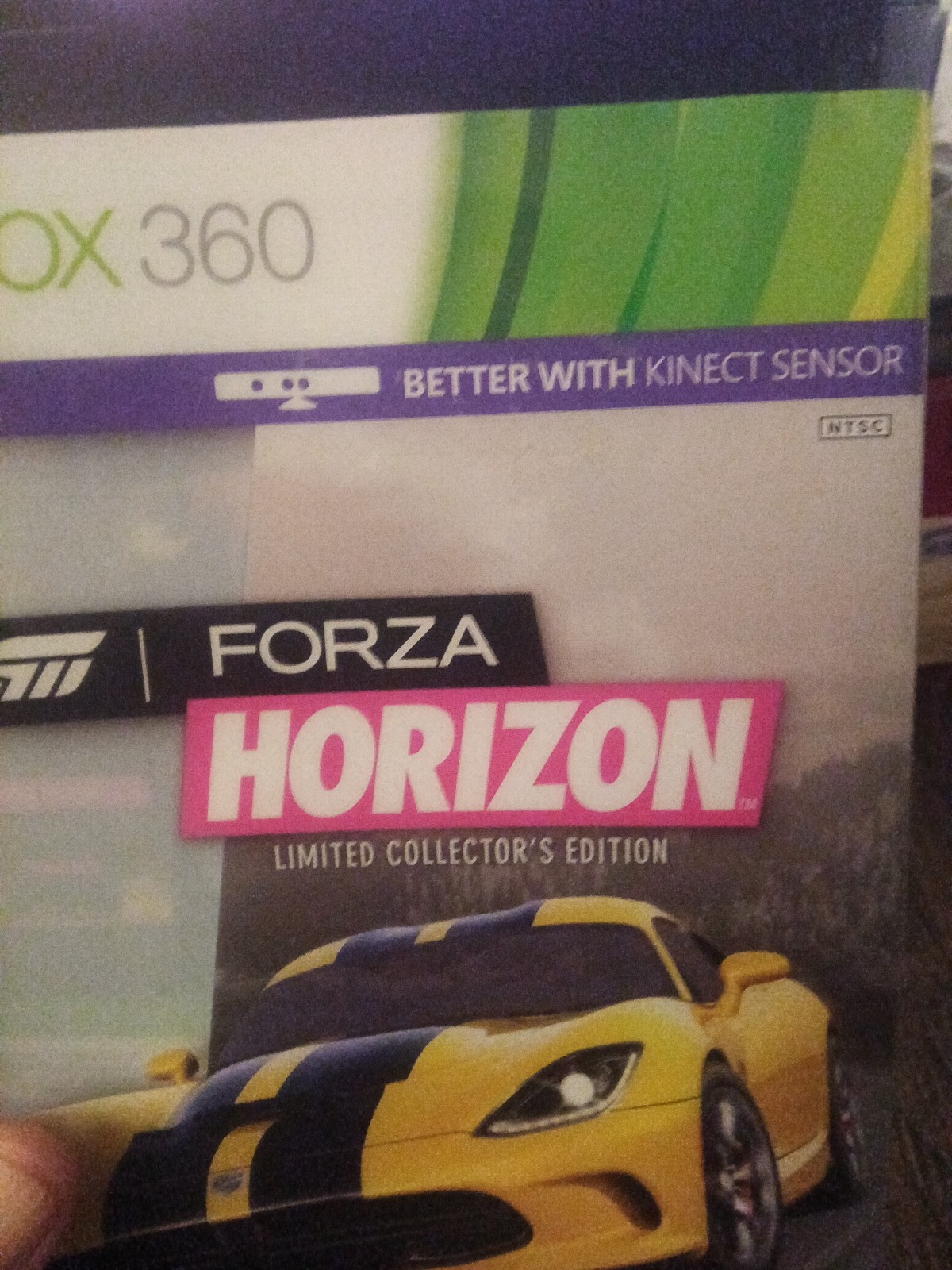 Xbox 360 Forza Horizon Game And Case Kinect Compatible Steel Book Limited Ed Rar