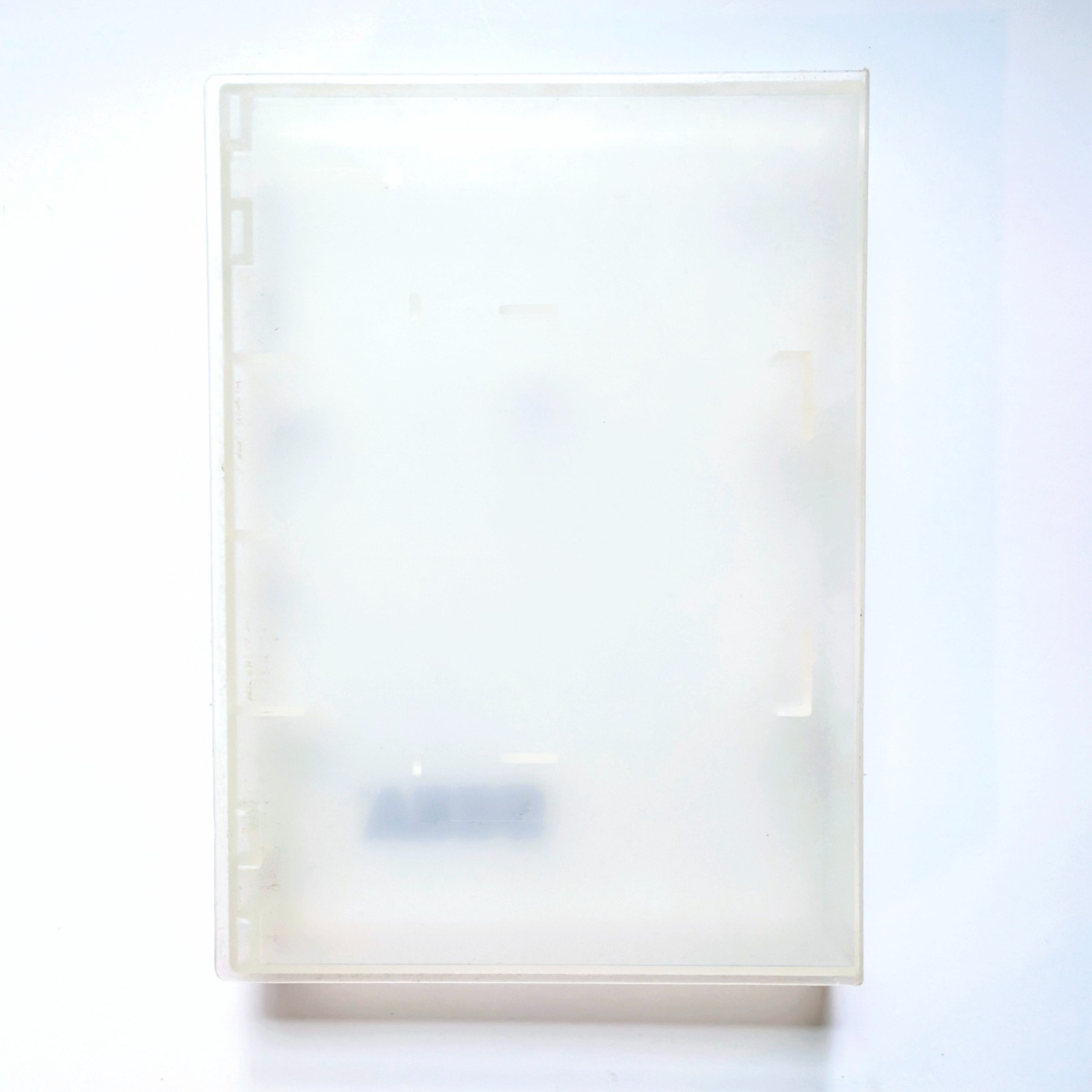 Rare, Vintage VTG Sega Genesis Original Clear Clamshell Case with Blue Holo Logo