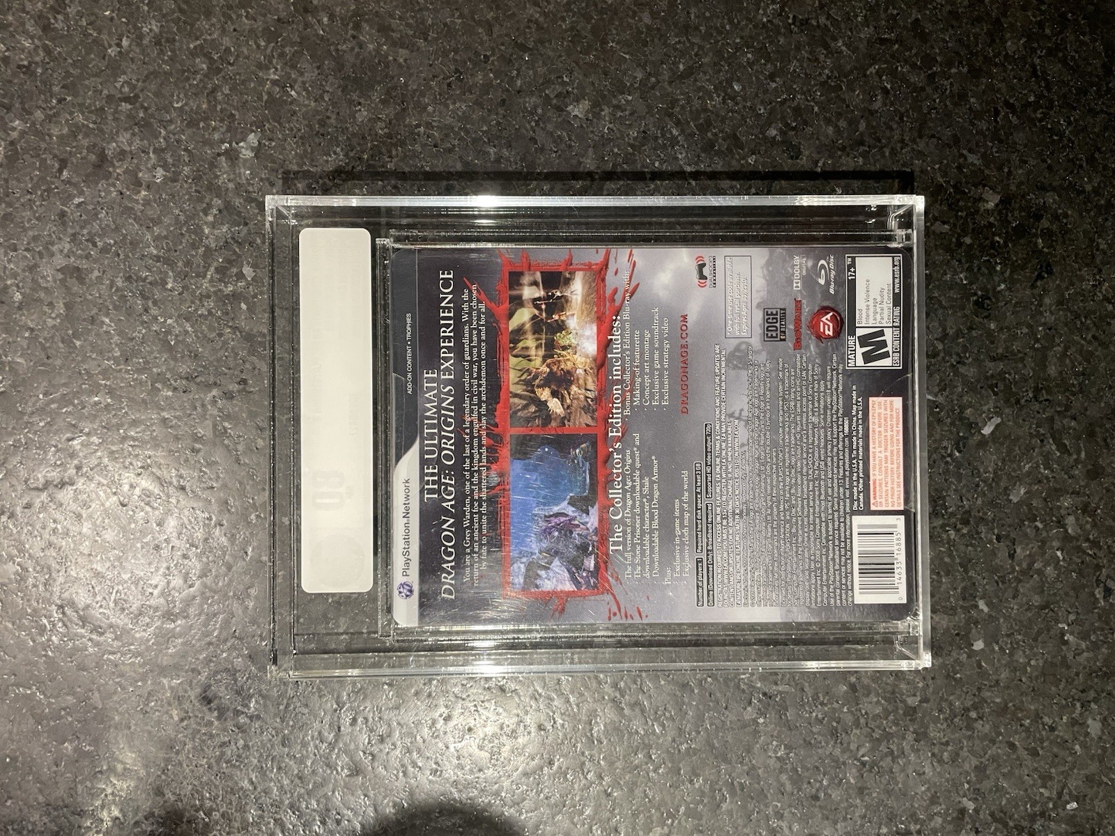 Dragon Age: Origins Collector’s Edition PlayStation 3 2009 Graded VGA 80 NM