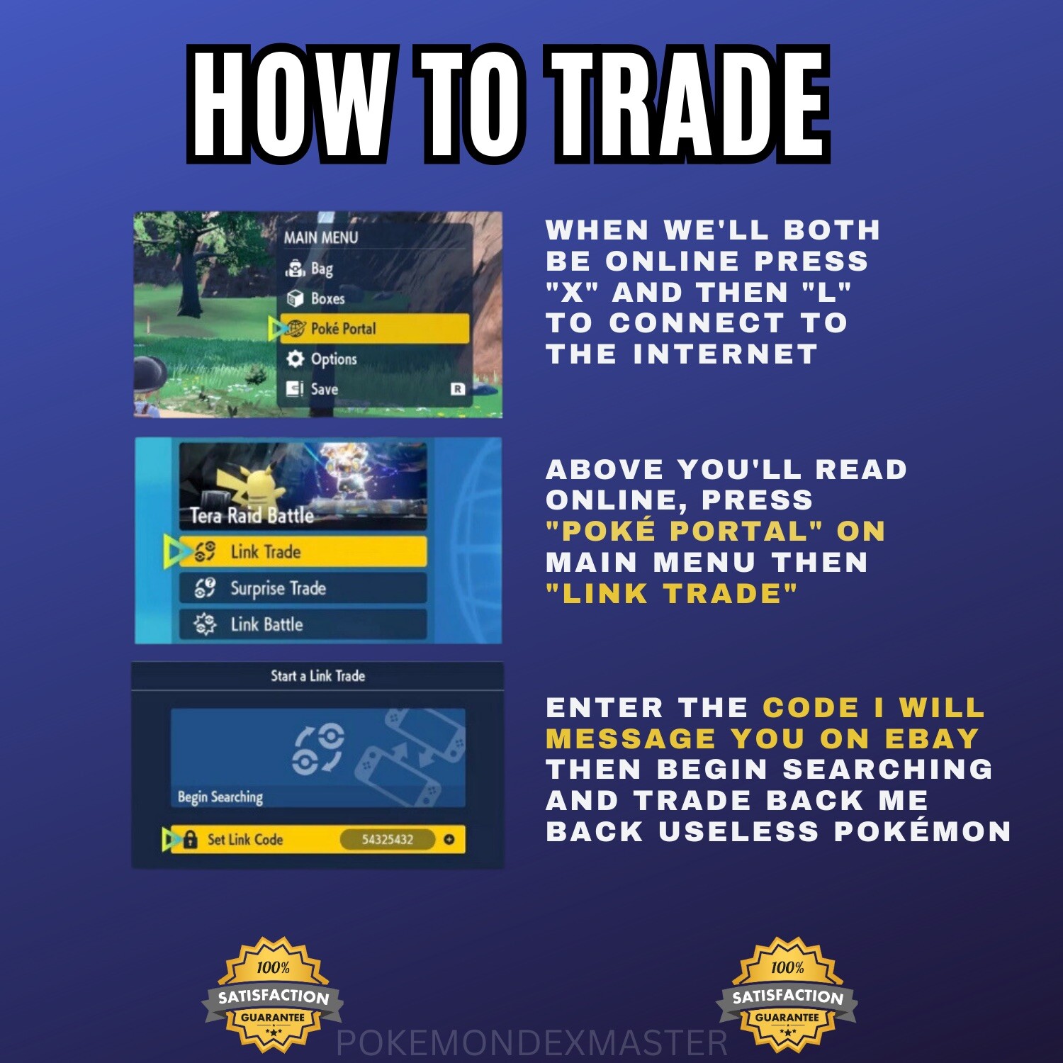 PICK ANY ITEM + ✨SHINY POKEMON BONUS✨- Pokémon Scarlet And Violet