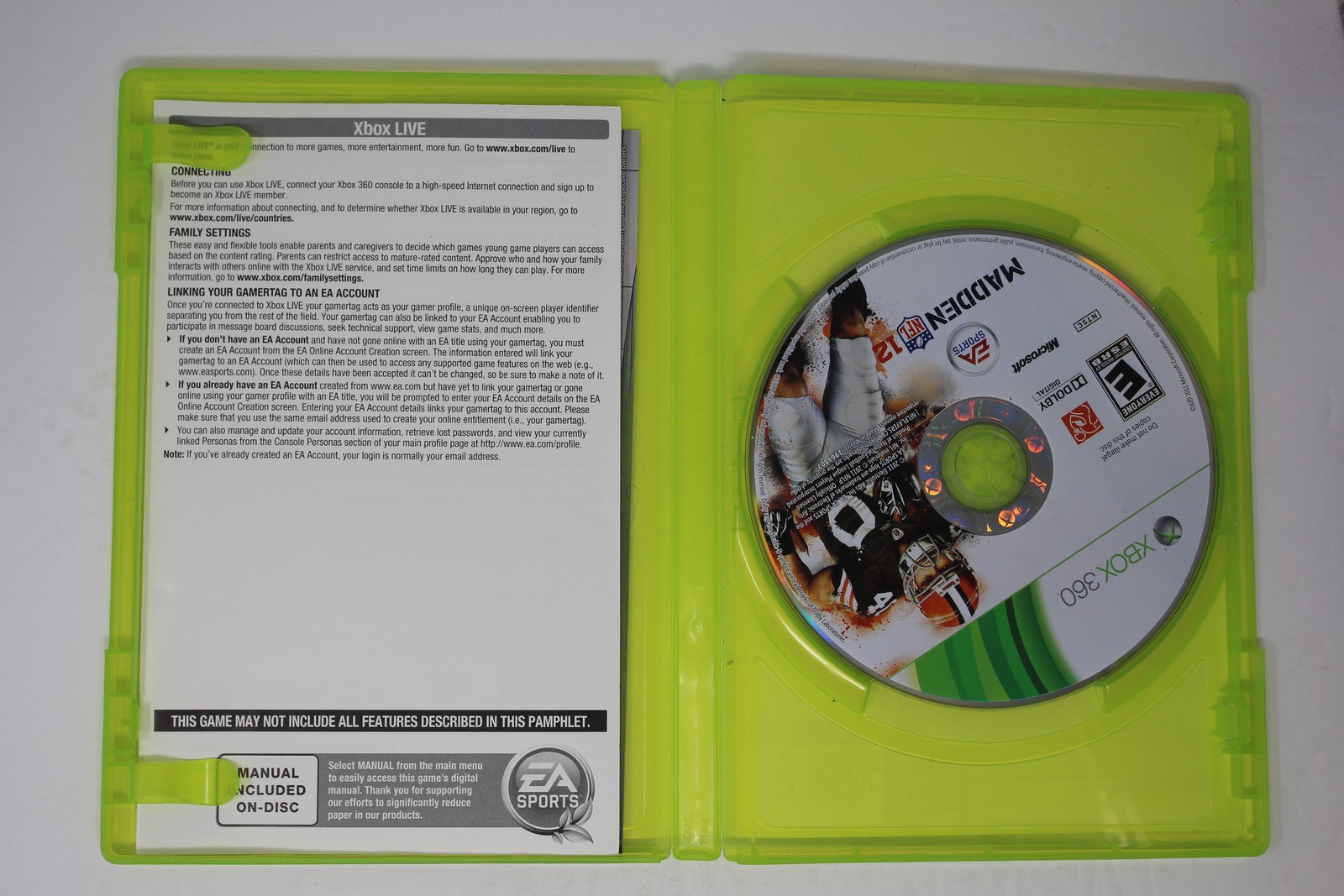 Madden NFL 12 Xbox 360
