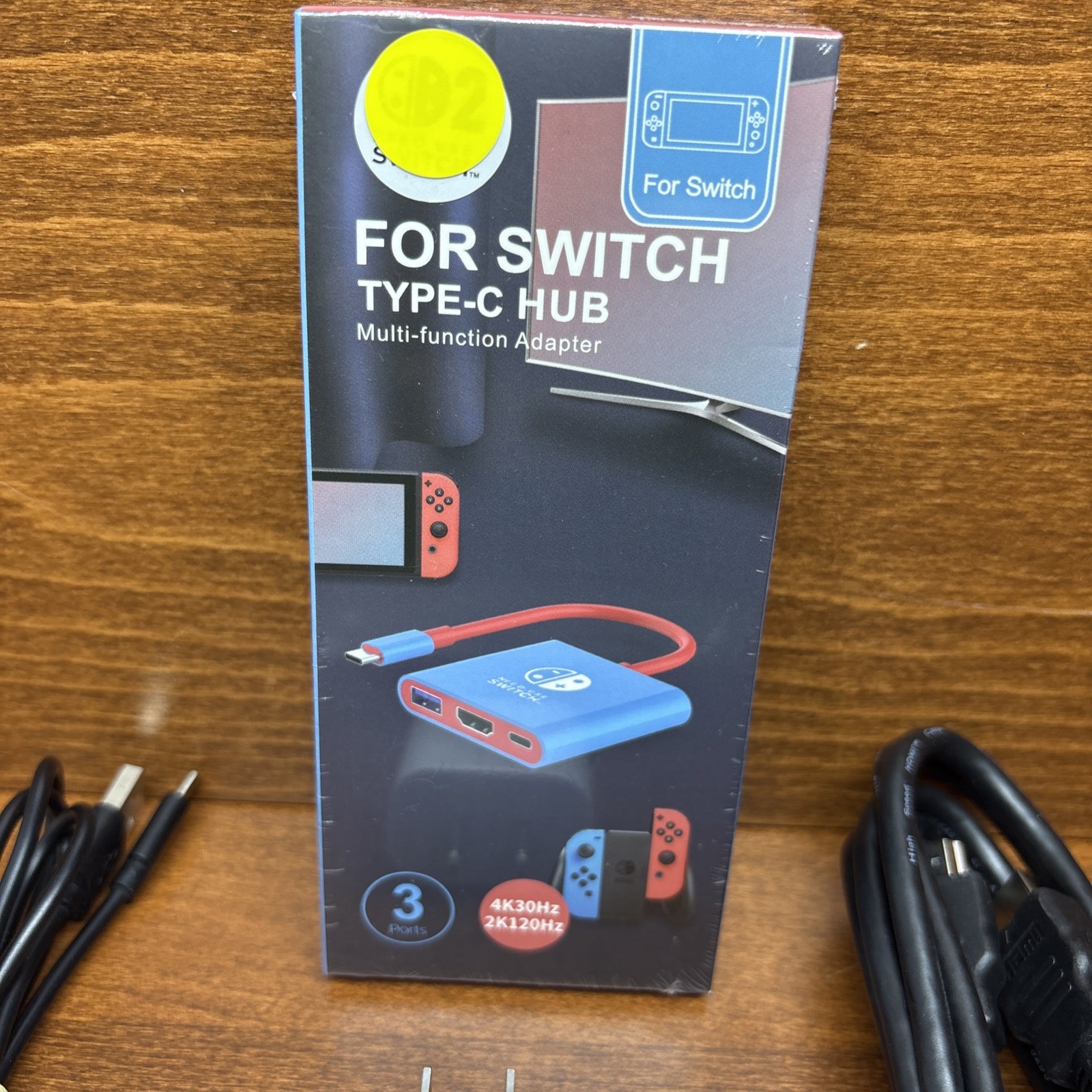 Nintendo Switch TV Adapter : All Wires & Plug Included To Connect Switch To TV