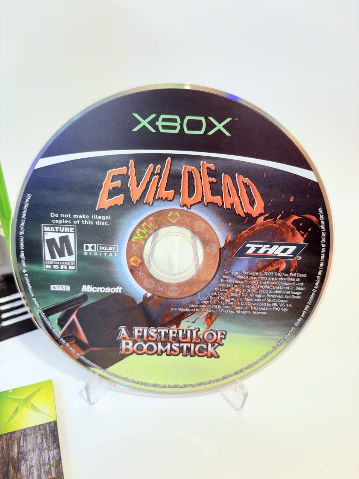 Evil Dead A Fistful of Boomstick (Microsoft Xbox) CIB Complete Very Good