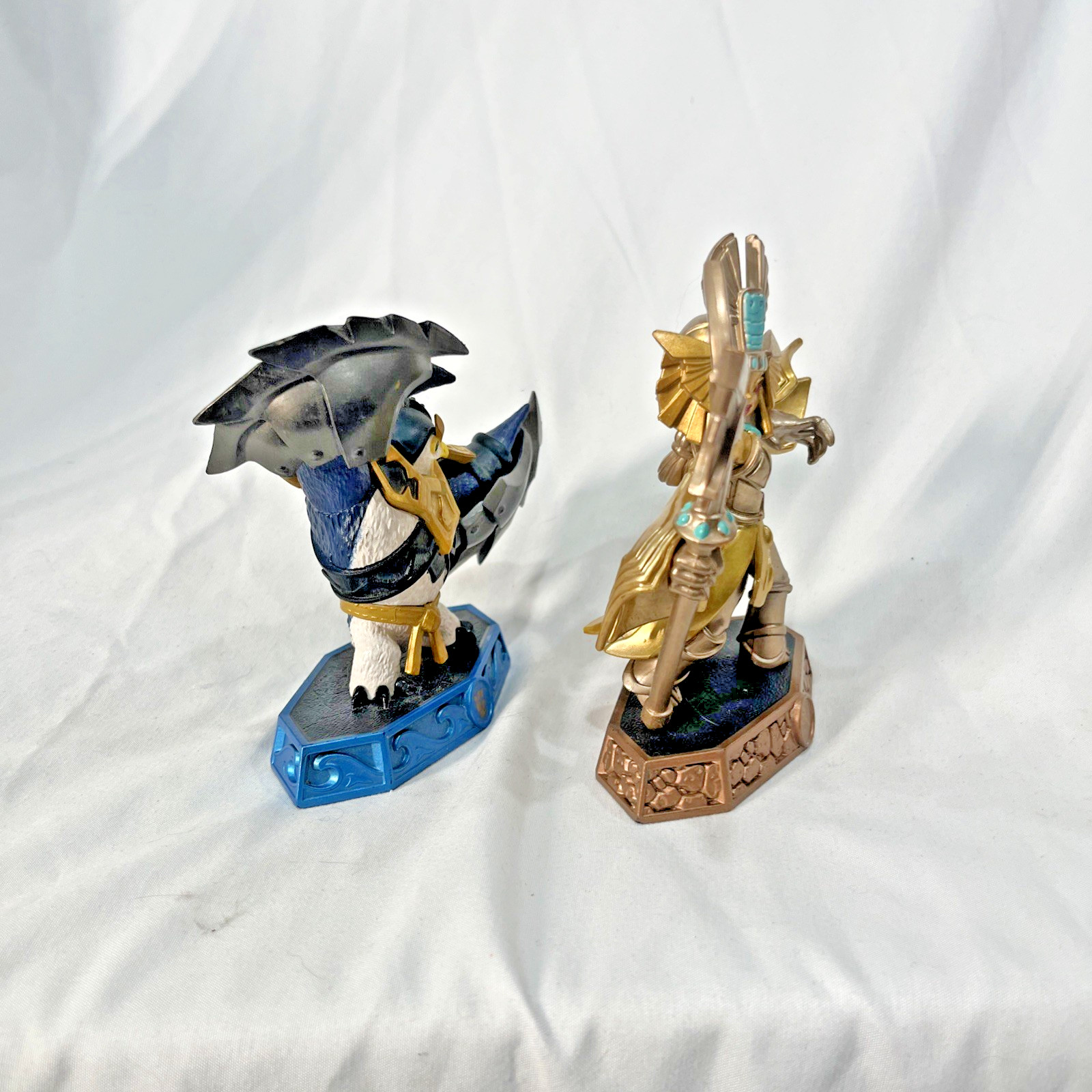 Skylanders Imaginators Golden Queen and King Pen Figure Lot of 2 Activision