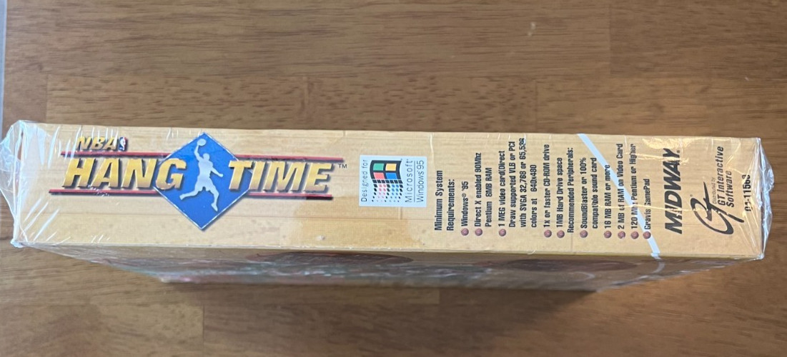 NEW PC BIG BOX NBA Hang Time (Hangtime) Midway GT Interactive *RARE*