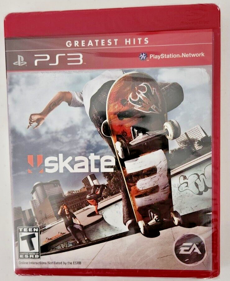 Skate 3 Greatest Hits PS3 Brand New Game (2010 Skateboarding)