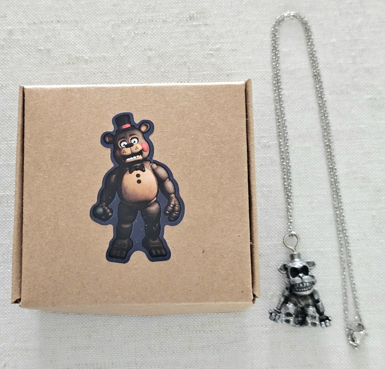 One Of A Kind – Five Nights At Freddy’s FNAF 3D Freddy Bear Necklace 🐻