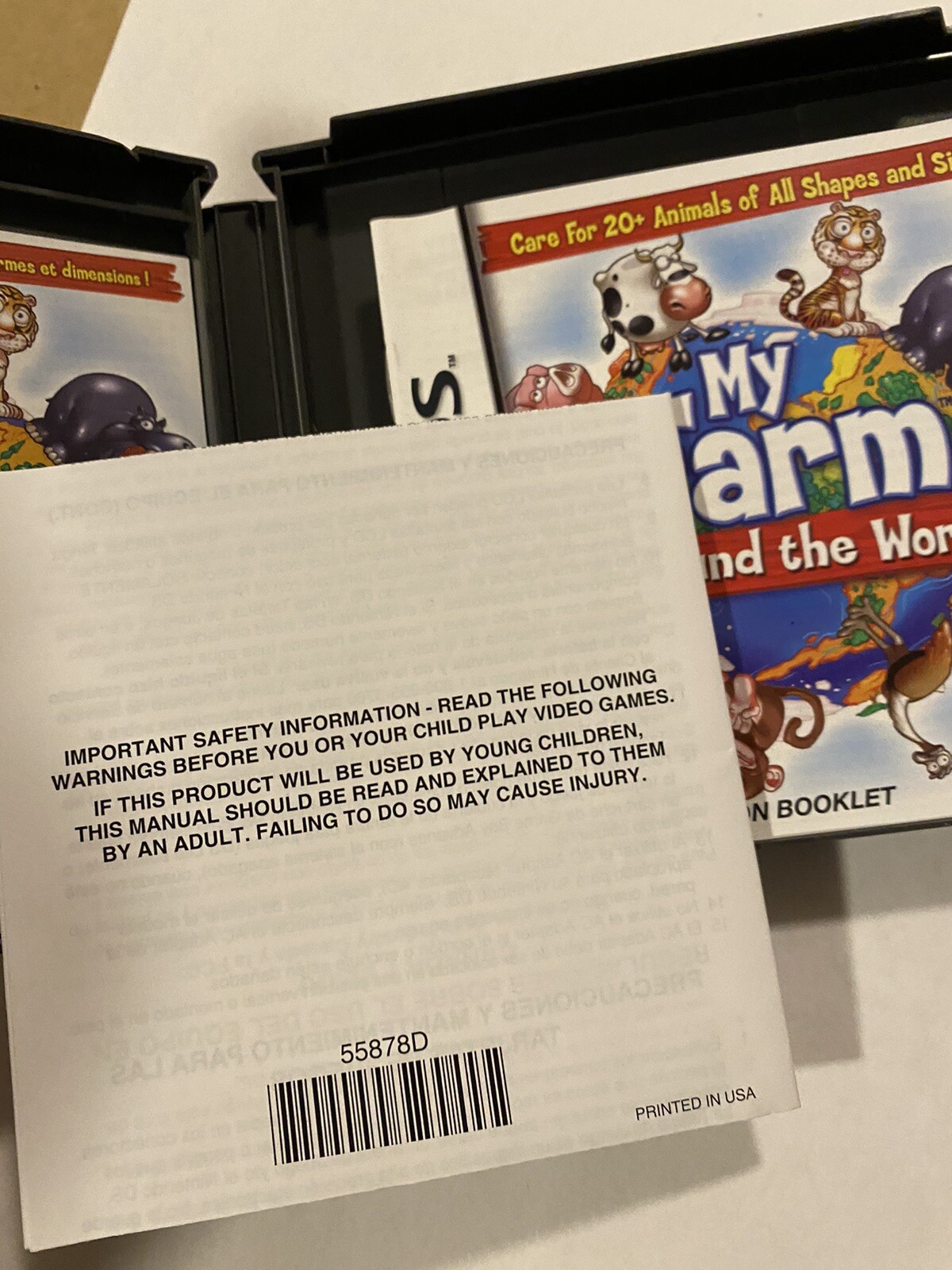 My Farm Around the World (Nintendo DS, 2009) CiB Mint Condition Clean/Tested****