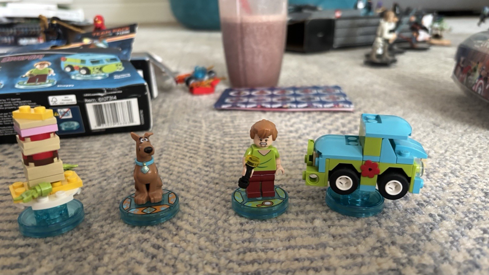 LEGO Dimensions Scooby-Doo Shaggy Character Figure Pack Lot Toys to Life Set