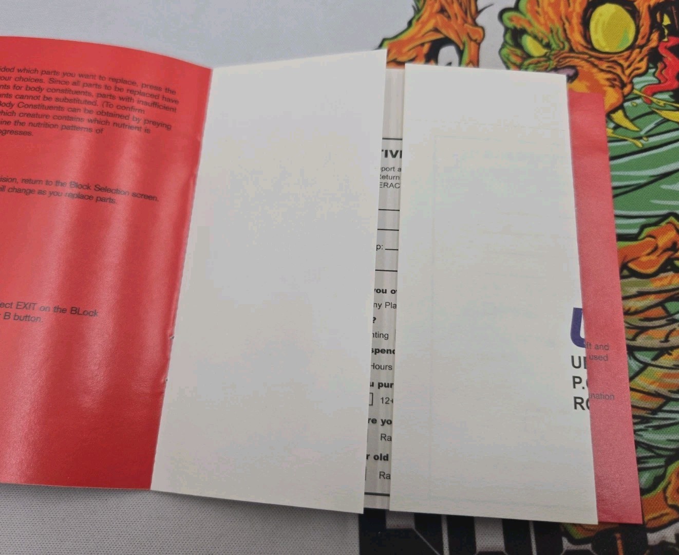 Seventh Cross: Evolution (Sega Dreamcast, 1999) New Y-Fold (Crack On Back/ Tear)