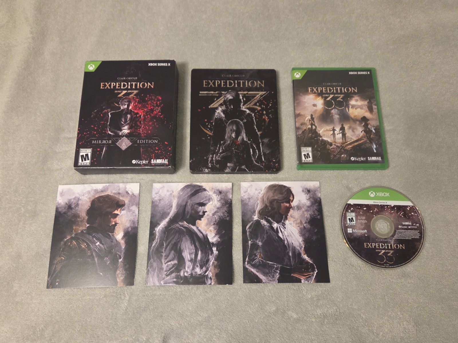 Clair Obscur: Expedition 33 Mirror Edition (Xbox Series X) Steelbook/Art Cards