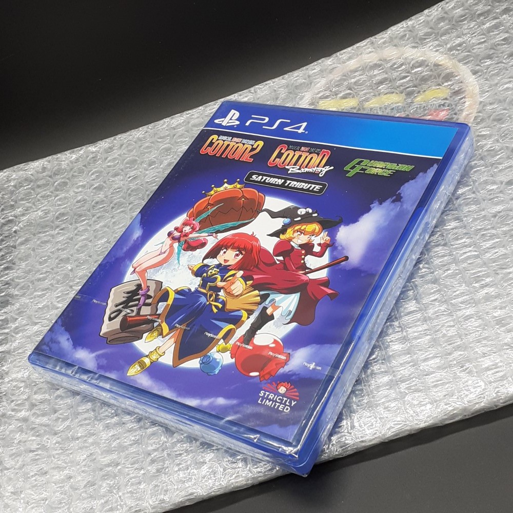 COTTON GUARDIAN FORCE SATURN TRIBUTE Strictly Limited Games+Card PS4 NEW