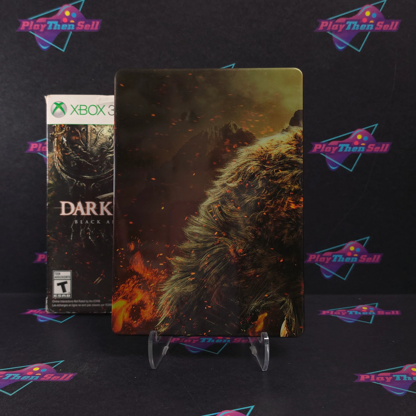 Dark Souls II (2) Black Armor Edition Xbox 360 Sleeve/CD Complete – Very Good