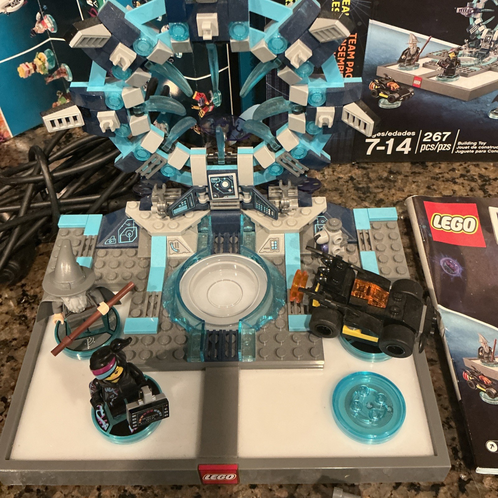 Lego Dimensions lot w/ PS3, PS4, & Wii-U] with 71214, 71211, 71212, 71213