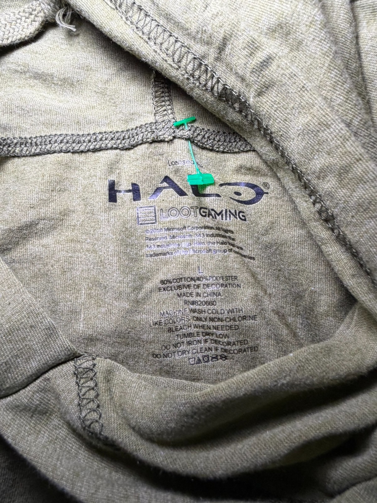 Official Halo Fire Team Apollo Spartan-IV Program Hoodie Loot Gaming Size Large