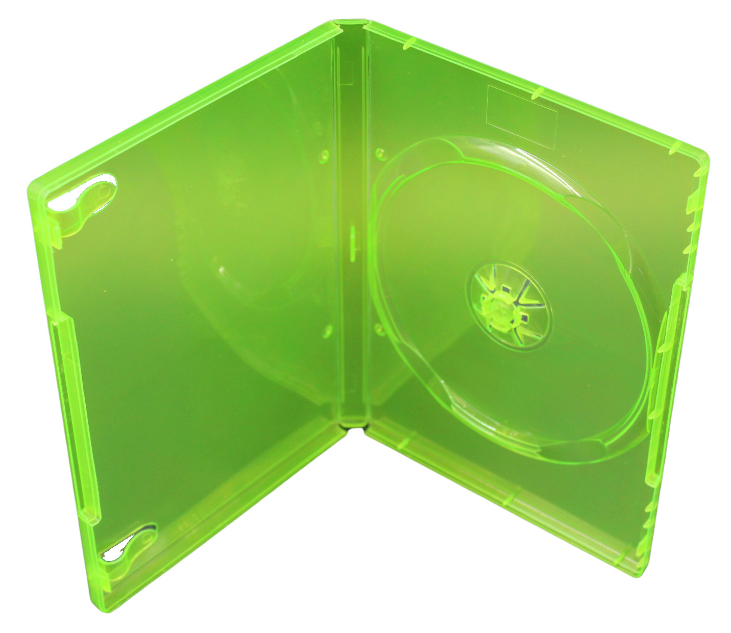 Microsoft XBOX 360 Translucent Green Video Game Replacement Shell Storage Cases