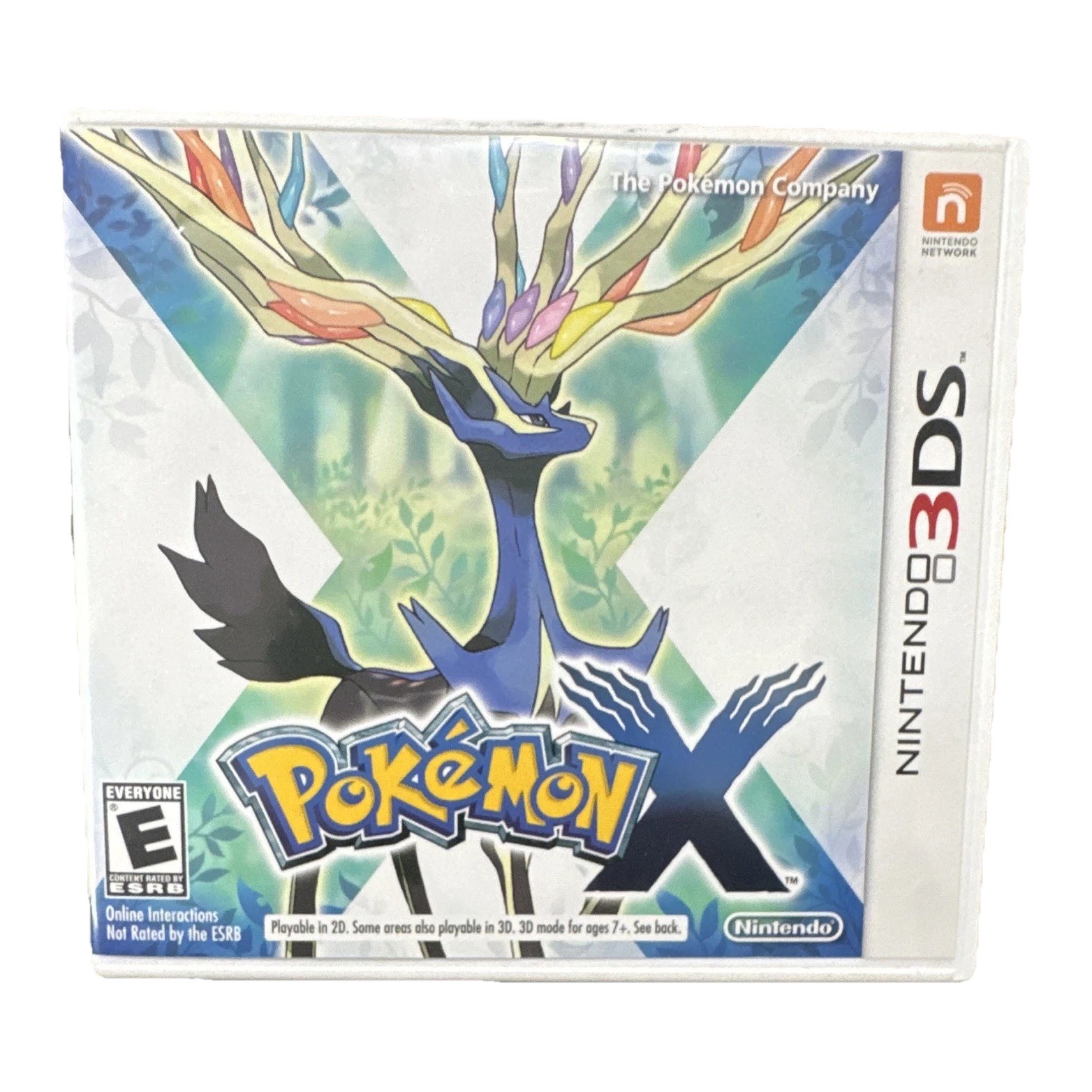 Nintendo Pokémon X (Nintendo 3DS, 2013) w/ Manual & Case NTSC-U/C (CIB)