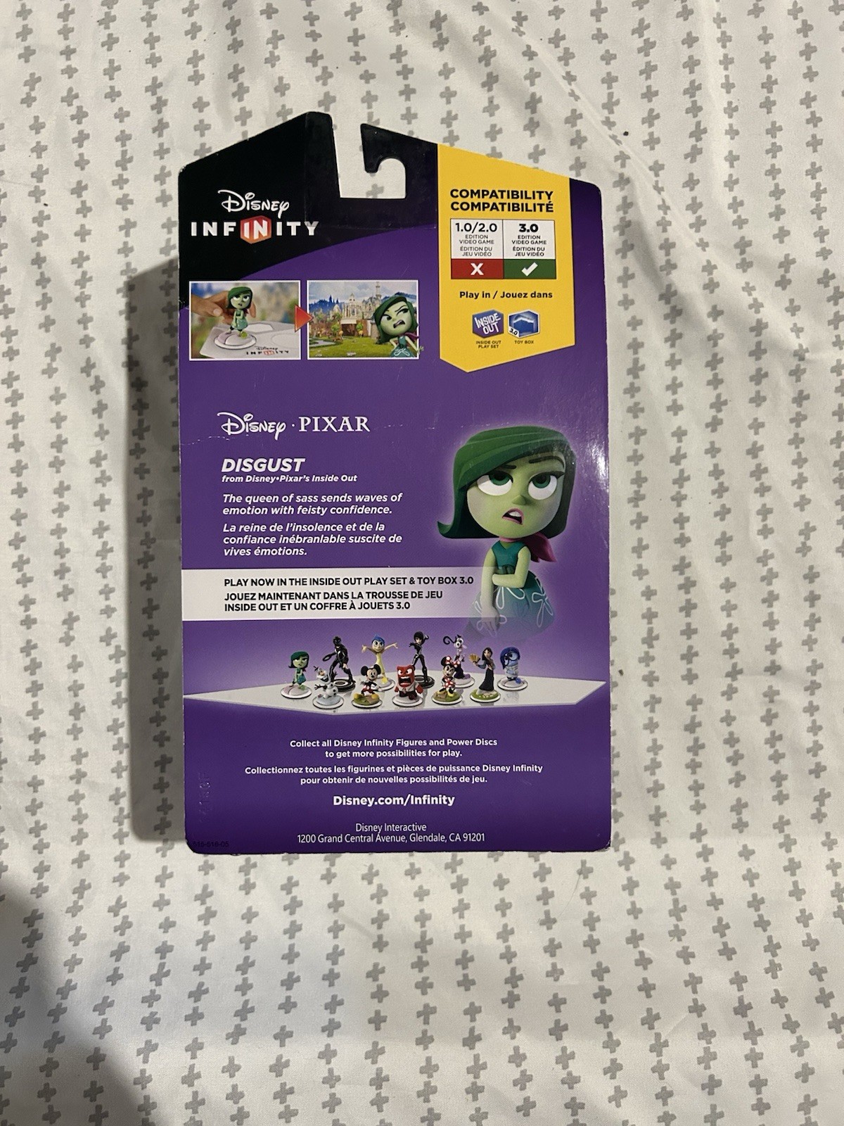 Disney Infinity 3.0 Edition Disgust Character Figure (Inside Out) 2015