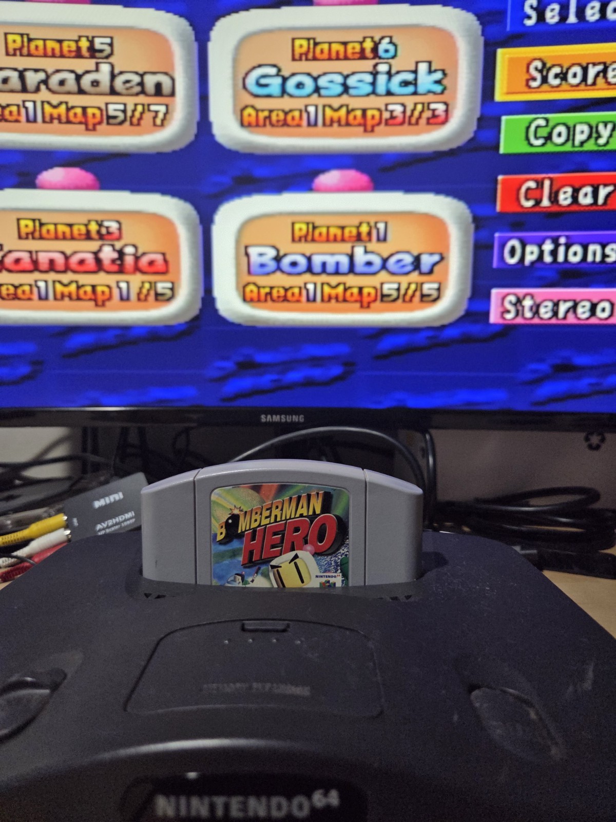 Nintendo 64 System system Stuck Reset Button Works