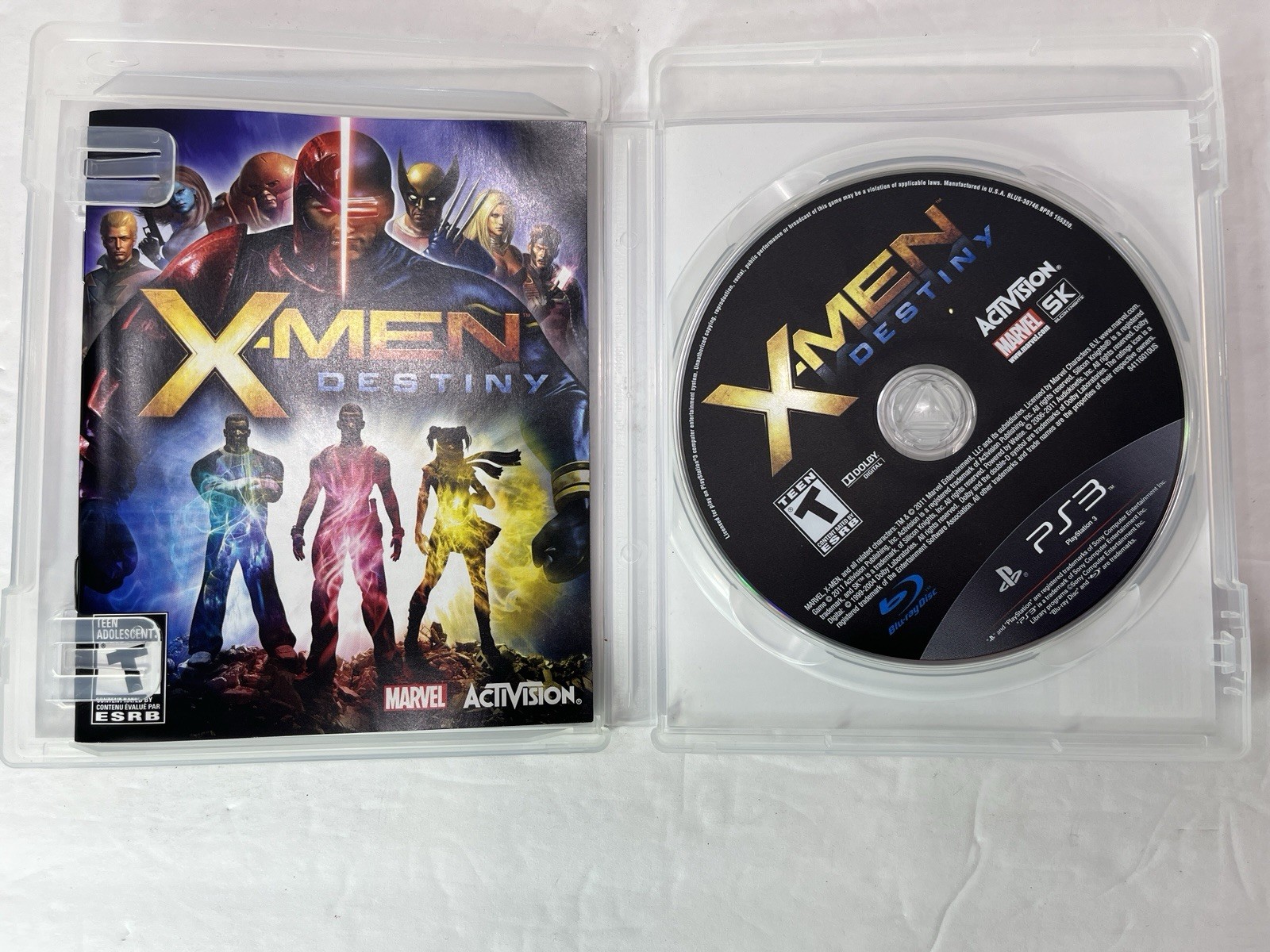 X-Men: Destiny (Sony PlayStation 3, PS3) CIB Complete