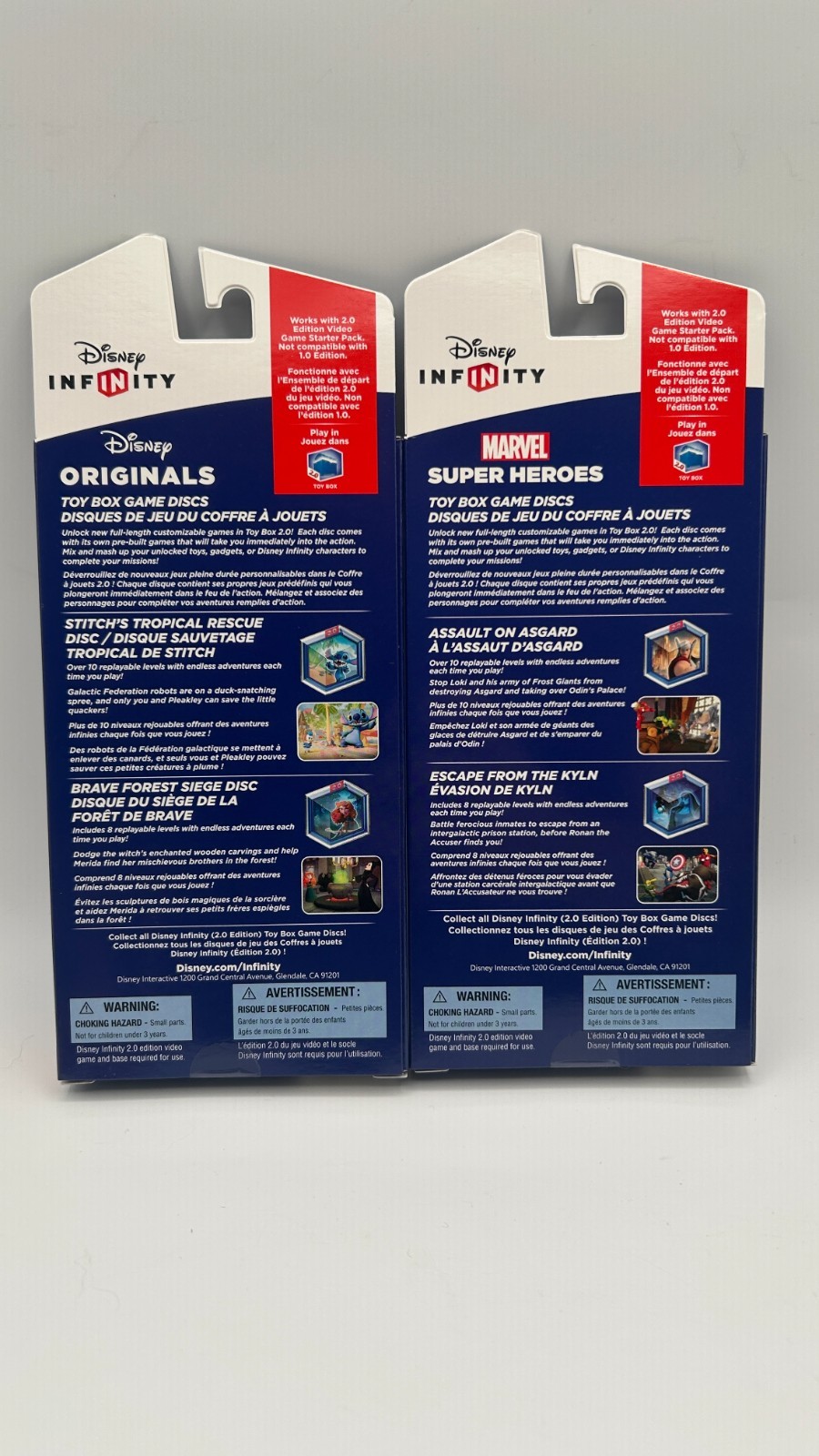 Disney Infinity 2.0: Toy Box Game Discs BRAND NEW – Full Set
