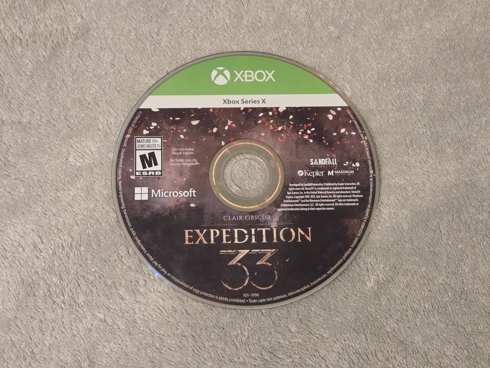 Clair Obscur: Expedition 33 Mirror Edition (Xbox Series X) Steelbook/Art Cards