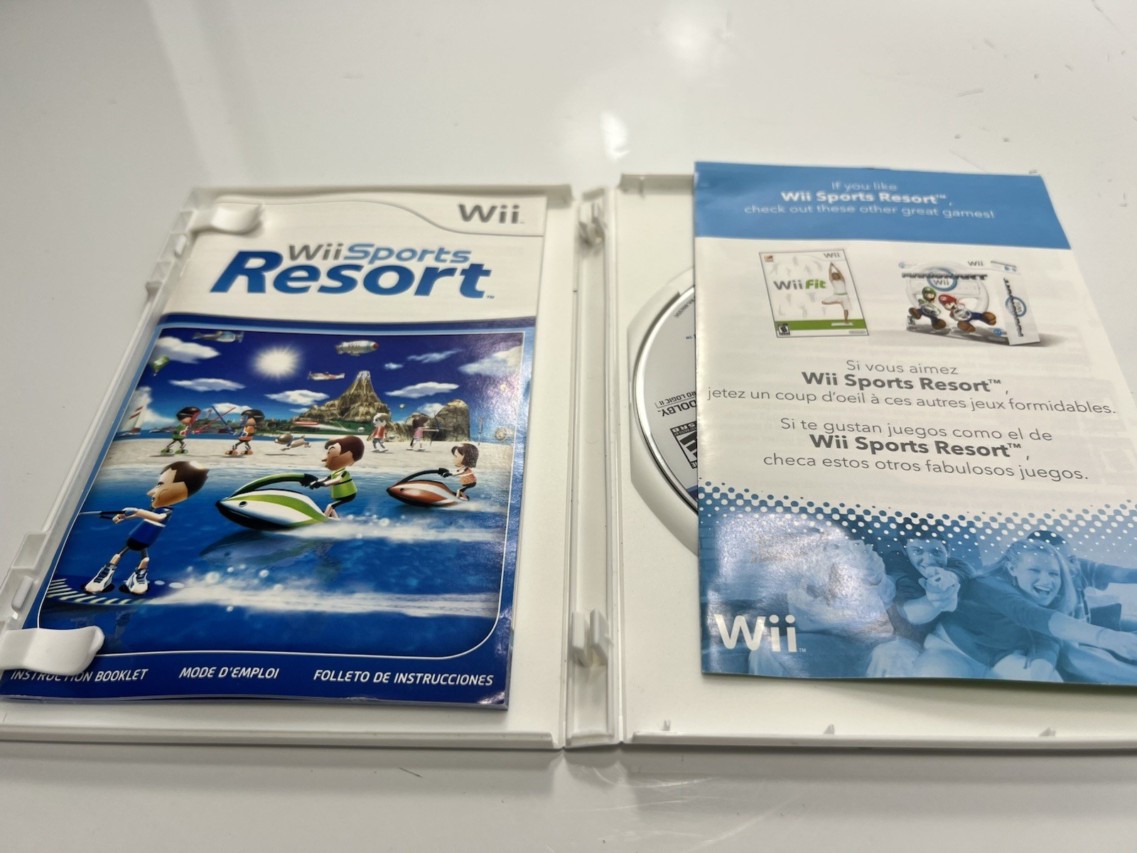 Wii Sports and Wii Sports Resort 2 Nintendo Wii Game Lot