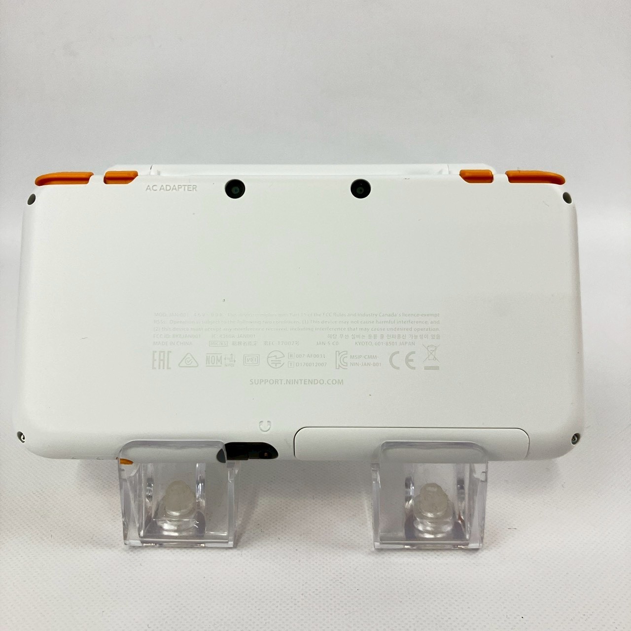 Nintendo new 2DS LL XL White Orange Console S Rank Japanese Only Boxed 98