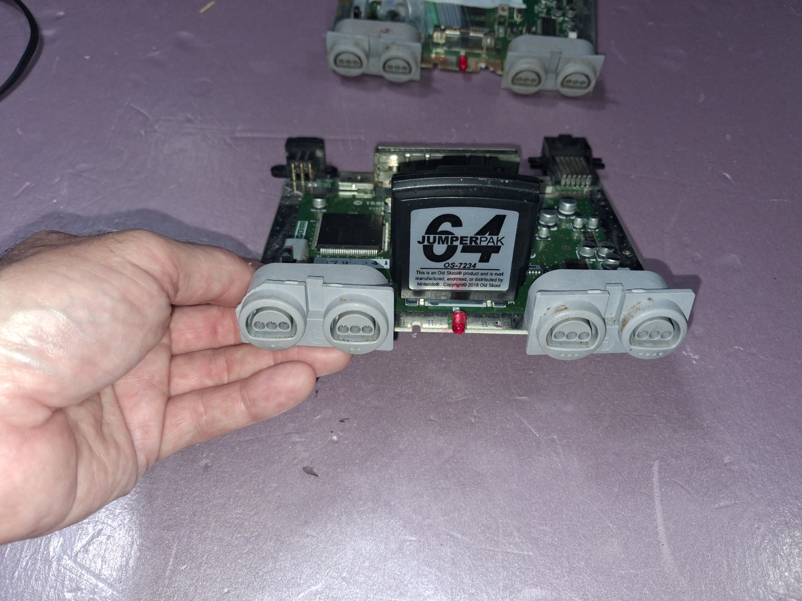 Nintendo N64 NUS-001 DEFECTIVE DONOR EXACT 08-NO SOUND w/RUST JUNK 04-SEE ALL