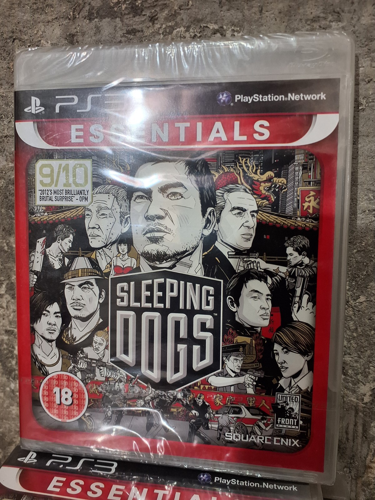 Play station PS3 Essentials Sleeping Dogs R18 ORIGINAL PACKAGING.