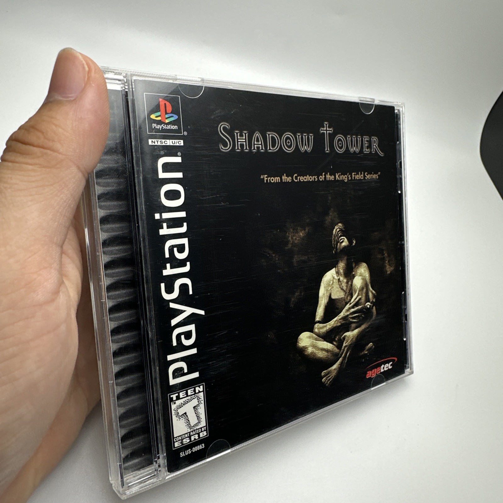 Shadow Tower PlayStation PS1 FromSoftware CIB Complete – Tested W/ Reg Card VGC