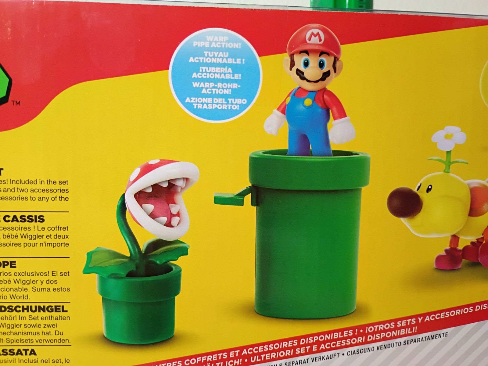 *FREE SHIP* 2.5″ WIGGLER SODA JUNGLE DIORAMA Super Mario Nintendo Piranha Jakks