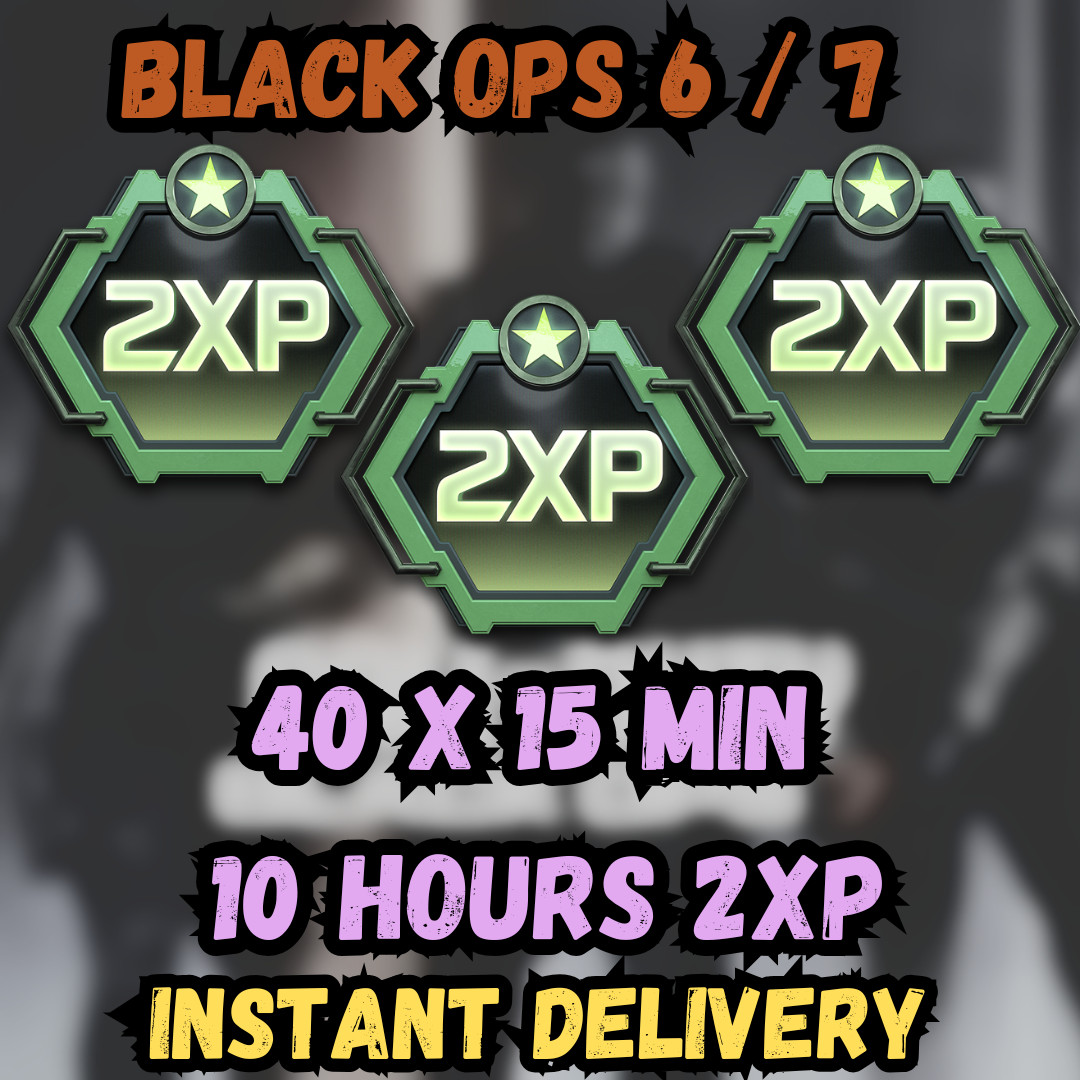 Black Ops 7/6 10 HOURS [15 min x 40] 2XP Black Ops 7 BO7 2XP