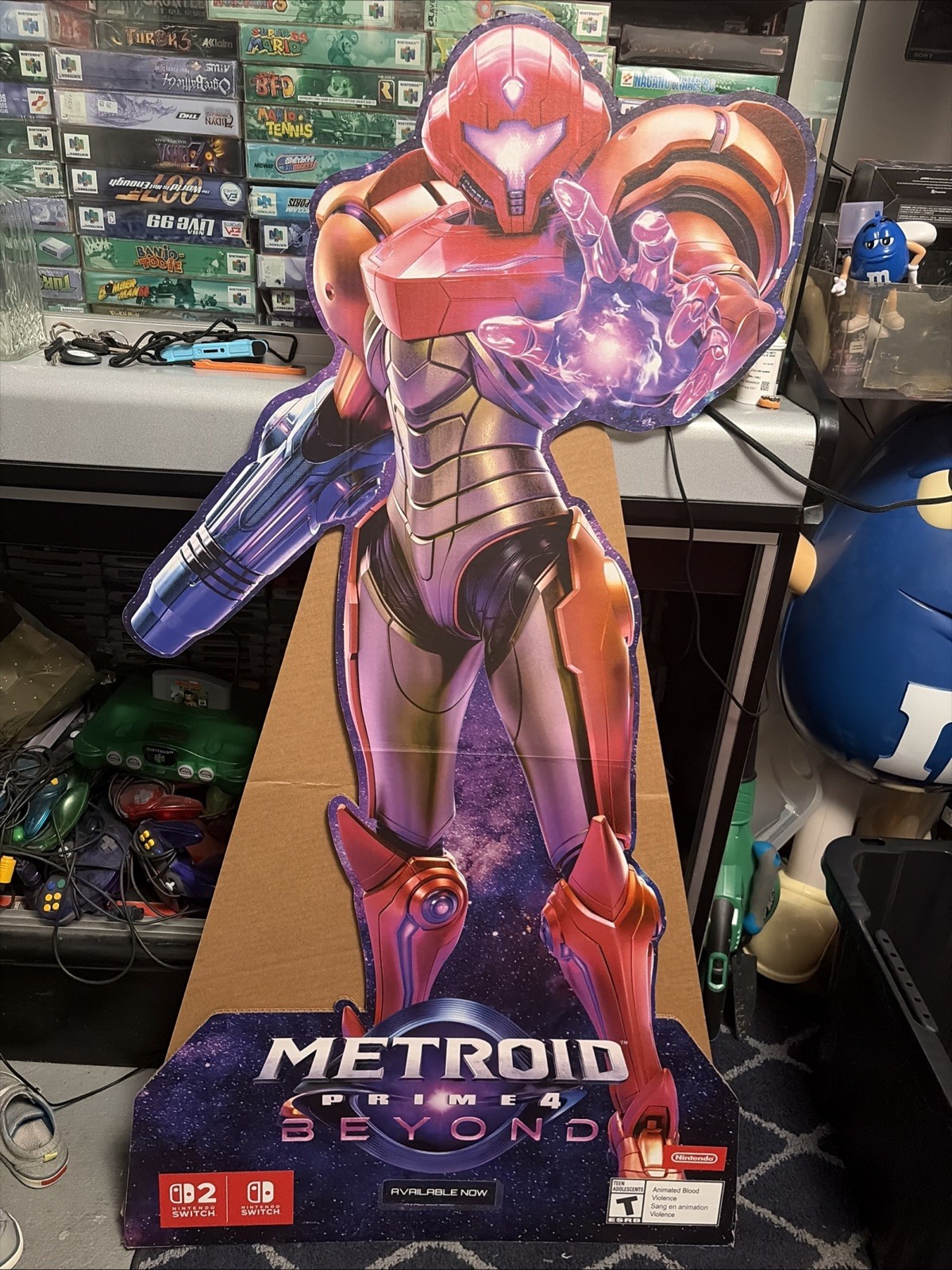 Metroid Prime 4 Beyond Store Display Standee & Zelda Echoes Of Wisdom Nintendo