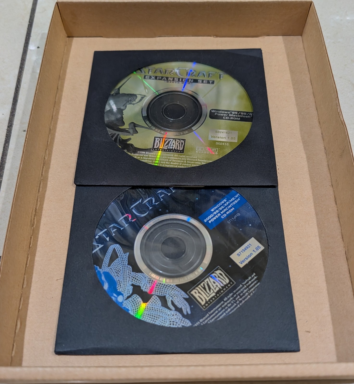 Vintage 1998 StarCraft Battle Chest Game Blizzard Entertainment PC MAC Complete