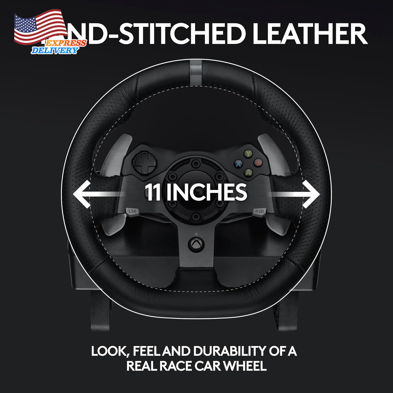 920 Driving Force Racing Wheel and Floor Pedals Real Force Feedback