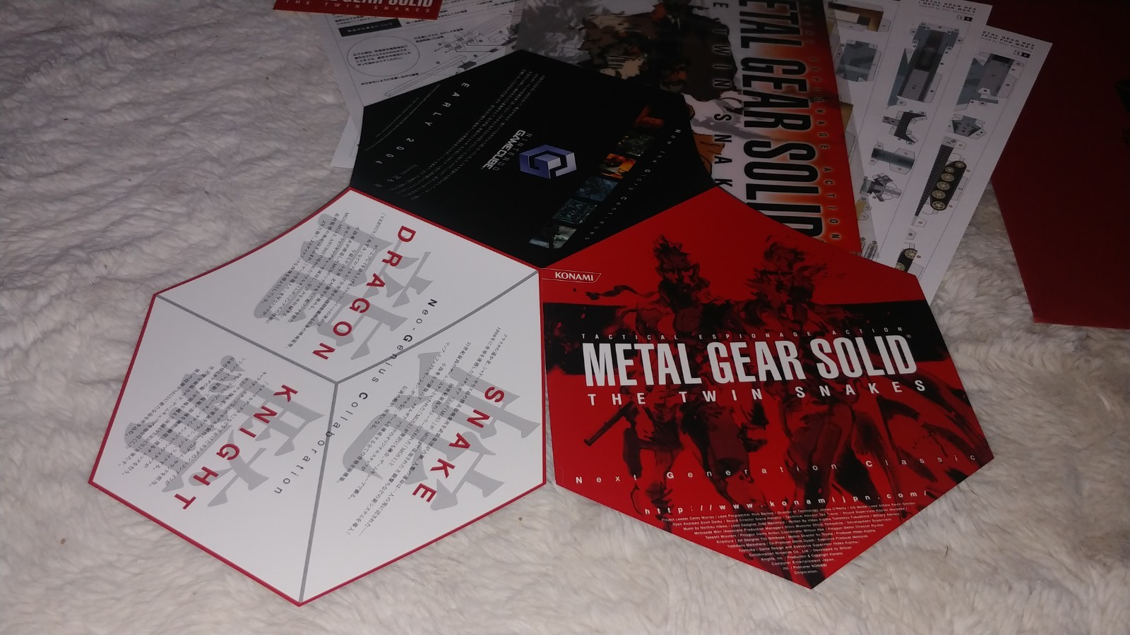 Metal Gear Solid Twin Snakes Promotional Store Standee lot Nintendo GameCube NFR