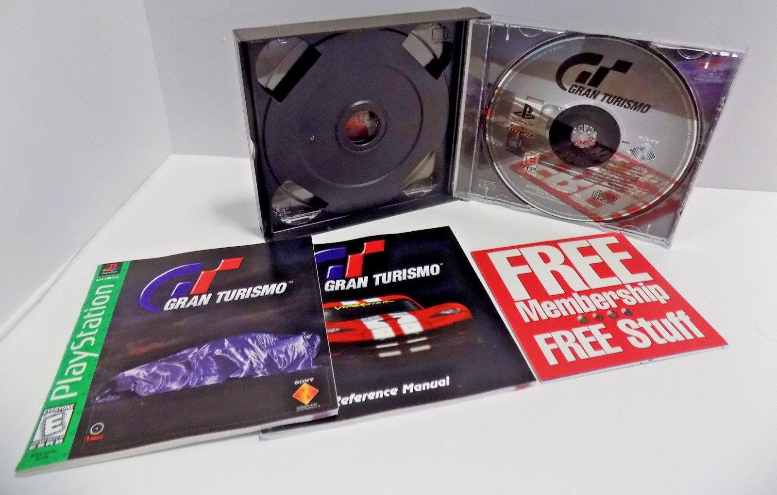 Gran Turismo 1 + 2 both CIB good shape tested PS1 Playstation