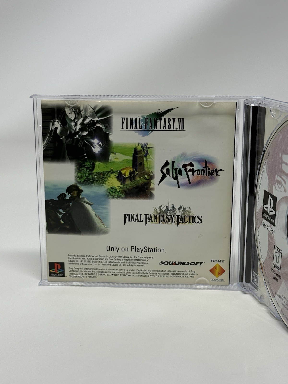 Bushido Blade PS1 PlayStation 1 Complete CIB Mint Disc Authentic Tested Working