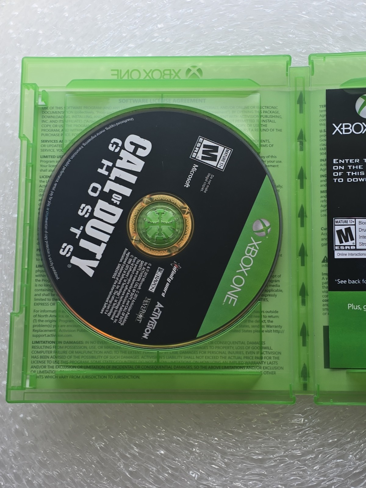 Call of Duty: Ghosts (Microsoft Xbox One, 2013) CoD FPS Game, Cleaned And Works