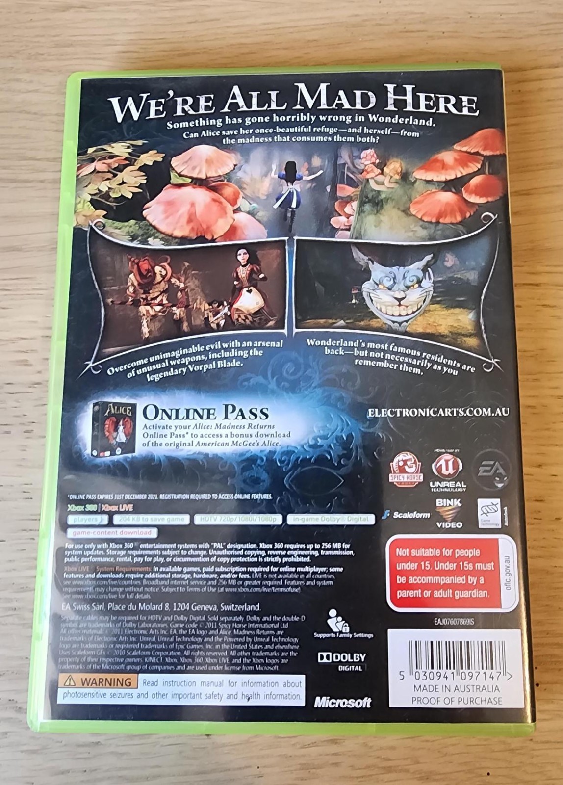 Alice: Madness Returns – Xbox 360 PAL