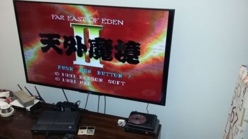 NEC PC Engine DUO R CD Console JAPAN Turbo Grafx USA Hucard machine TG-16 TG16