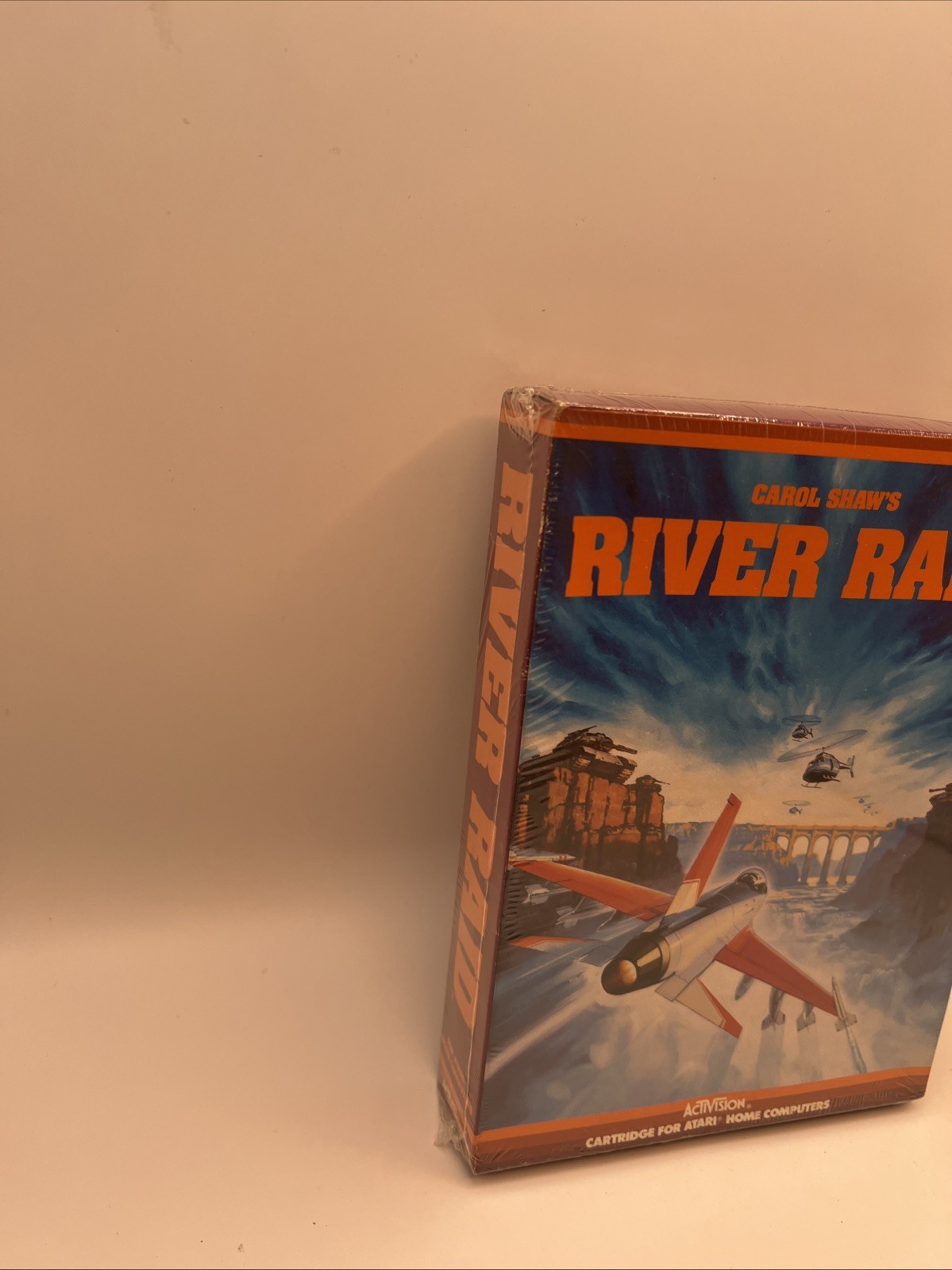 Carol Shaw’s River Raid Activision for the Atari Cartridge & Box!